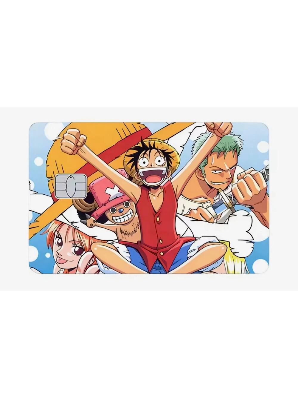 Anime One Piece Credit Card Sticker Skin Small Chip Debit Bank